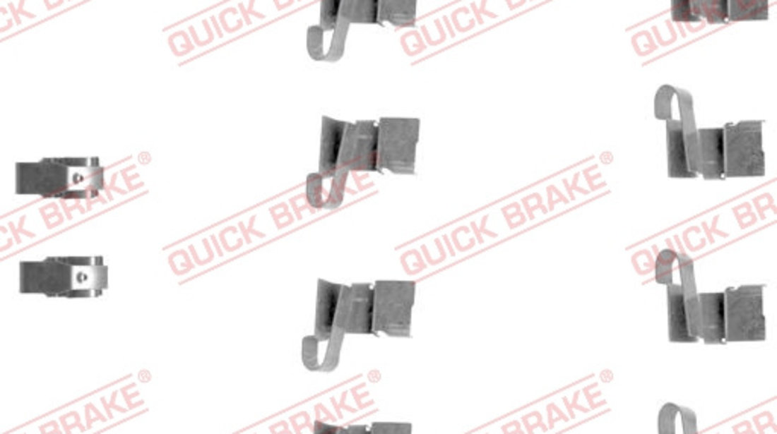 Set accesorii, placute frana punte fata (1091671 QBK) SUZUKI