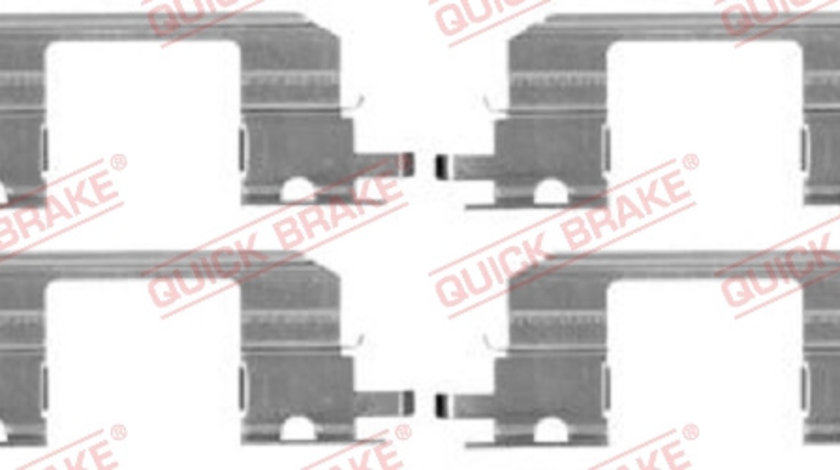 Set accesorii, placute frana punte fata (1091672 QBK) SUBARU