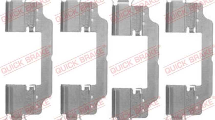 Set accesorii, placute frana punte fata (1091716 QBK) AUDI,Citroen,FIAT,MERCEDES-BENZ,PEUGEOT,PORSCHE,TOYOTA,VW