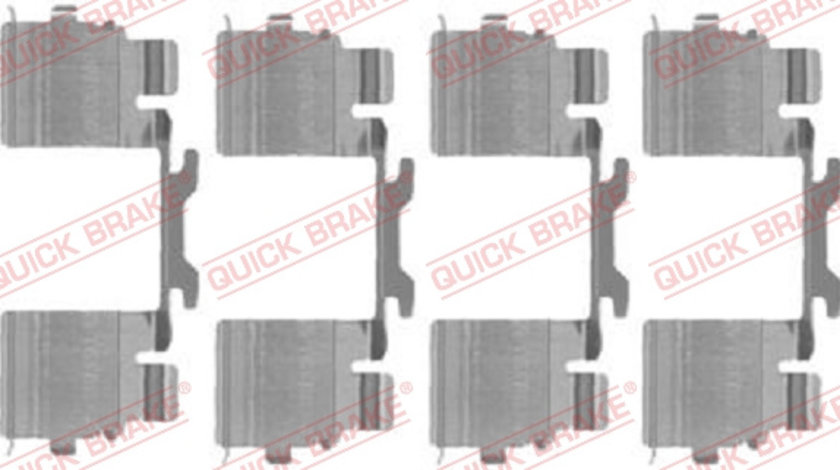 Set accesorii, placute frana punte fata (1091725 QBK) Citroen,FIAT,IVECO,OPEL,PEUGEOT