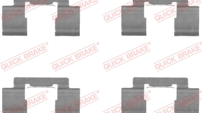 Set accesorii, placute frana punte fata (1091732 QBK) CHRYSLER