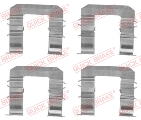 Set accesorii, placute frana punte fata (1091735 QBK) FIAT,HYUNDAI,KIA
