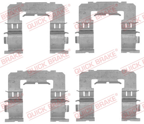 Set accesorii, placute frana punte fata (1091742 QBK) SUBARU
