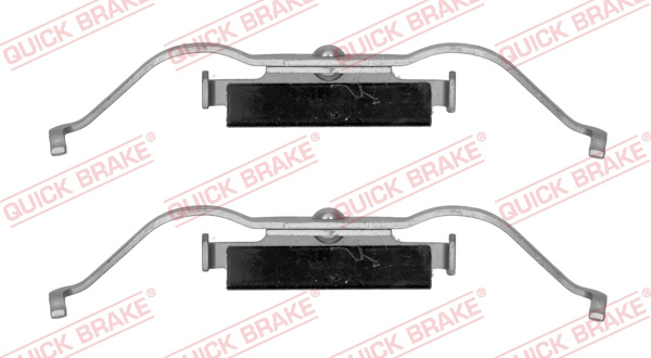 Set accesorii, placute frana punte fata (1091747 QBK) VW