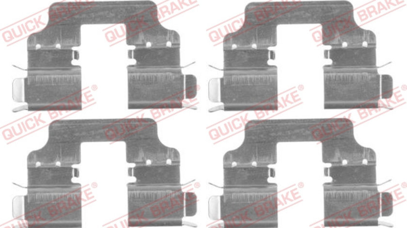 Set accesorii, placute frana punte fata (1091750 QBK) HONDA