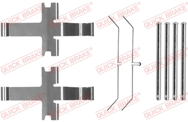 Set accesorii, placute frana punte fata (1091752 QBK) SUBARU