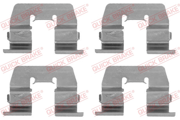 Set accesorii, placute frana punte fata (1091764 QBK) HYUNDAI