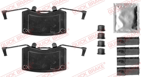 Set accesorii, placute frana punte fata (1091787 QBK) BMW,MERCEDES-BENZ