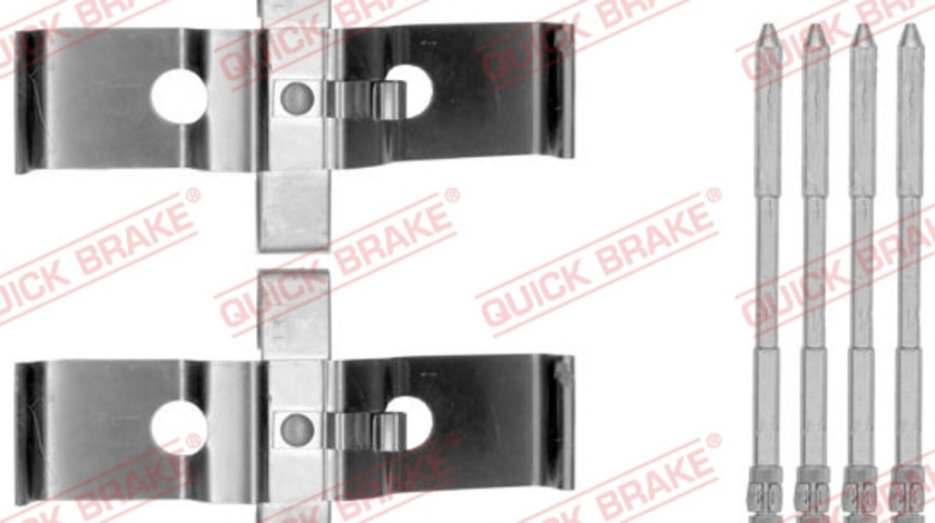 Set accesorii, placute frana punte fata (1091796 QBK) AUDI,VW