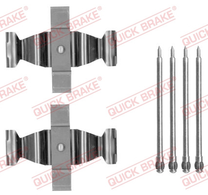 Set accesorii, placute frana punte fata (1091803 QBK) MERCEDES-BENZ