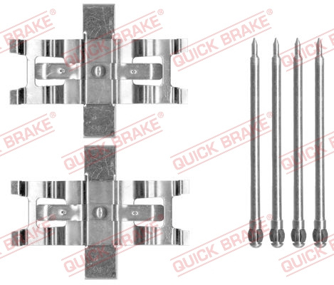 Set accesorii, placute frana punte fata (1091805 QBK) MERCEDES-BENZ