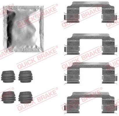 Set accesorii, placute frana punte fata (1091817 QBK) TOYOTA