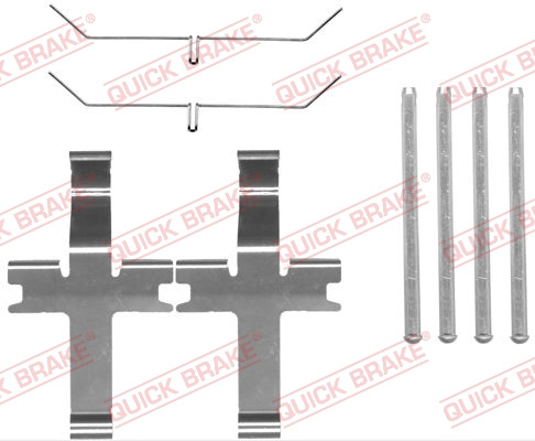 Set accesorii, placute frana punte fata (1091819 QBK) TOYOTA
