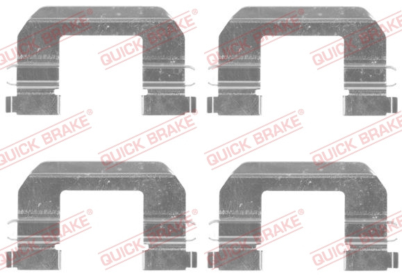 Set accesorii, placute frana punte fata (1091825 QBK) HYUNDAI