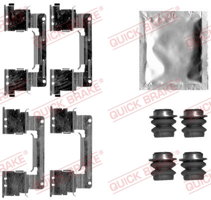 Set accesorii, placute frana punte fata (1091838 QBK) LEXUS,TOYOTA