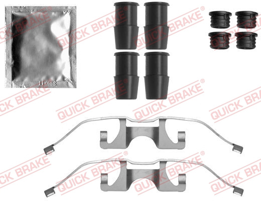 Set accesorii, placute frana punte fata (1091849 QBK) Citroen,DS,PEUGEOT