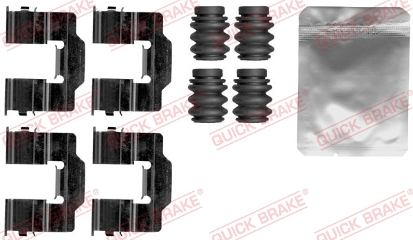 Set accesorii, placute frana punte fata (1091868 QBK) Citroen,PEUGEOT