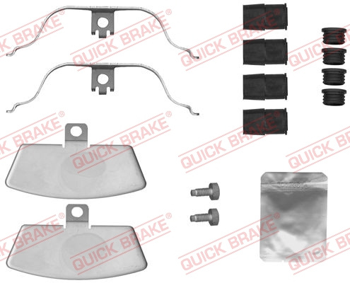 Set accesorii, placute frana punte fata (1091880 QBK) AUDI