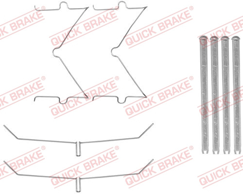 Set accesorii, placute frana punte fata (1091885 QBK) TOYOTA