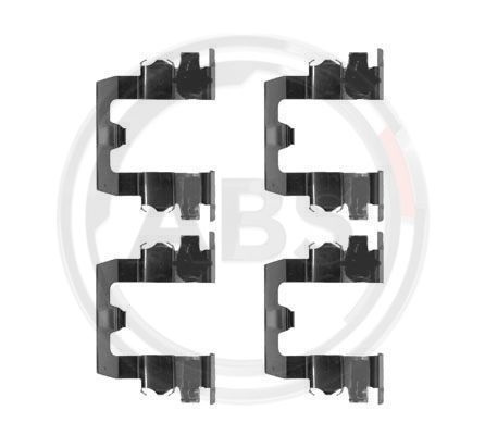 Set accesorii, placute frana punte fata (1095Q ABS) MAZDA