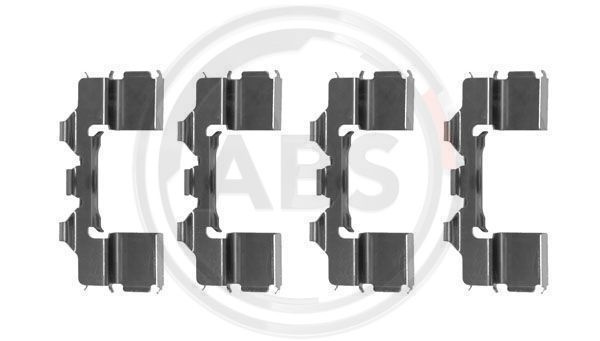 Set accesorii, placute frana punte fata (1104Q ABS) NISSAN,SUBARU
