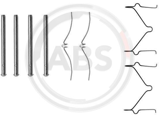 Set accesorii, placute frana punte fata (1124Q ABS) MAZDA