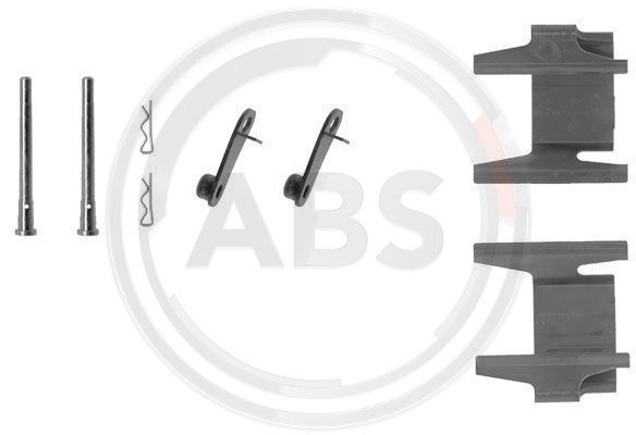 Set accesorii, placute frana punte fata (1142Q ABS) Citroen,PEUGEOT