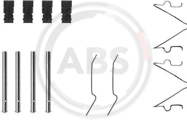 Set accesorii, placute frana punte fata (1173Q ABS) KIA,MAZDA