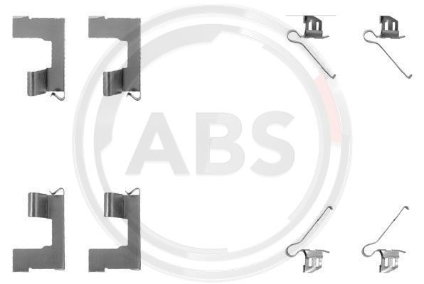 Set accesorii, placute frana punte fata (1179Q ABS) SUZUKI