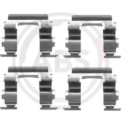 Set accesorii, placute frana punte fata (1181Q ABS) NISSAN