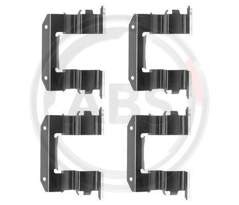 Set accesorii, placute frana punte fata (1182Q ABS) HYUNDAI,KIA,MITSUBISHI