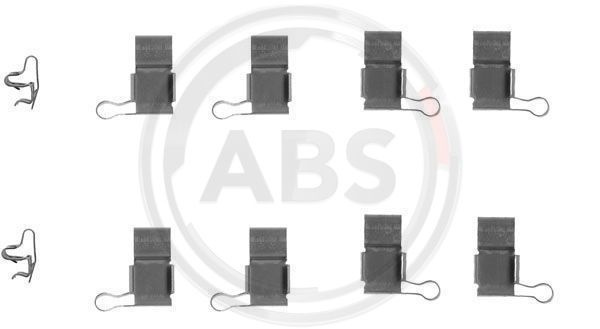 Set accesorii, placute frana punte fata (1193Q ABS) TOYOTA