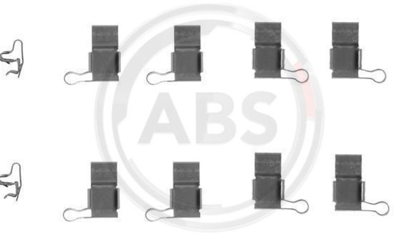 Set accesorii, placute frana punte fata (1193Q ABS) TOYOTA