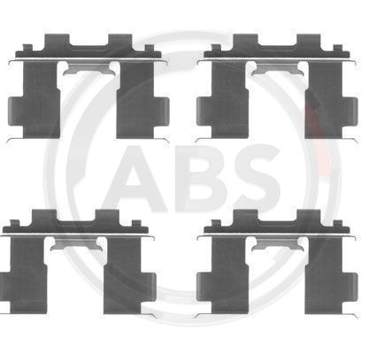 Set accesorii, placute frana punte fata (1205Q ABS) NISSAN