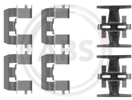 Set accesorii, placute frana punte fata (1208Q ABS) ACURA,HONDA,ROVER