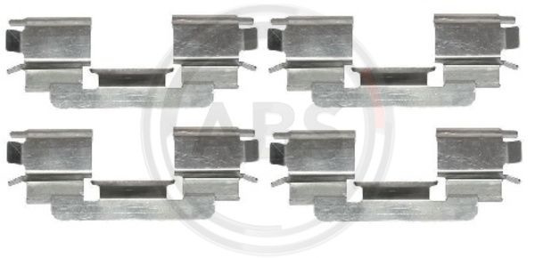 Set accesorii, placute frana punte fata (1216Q ABS) MERCEDES-BENZ