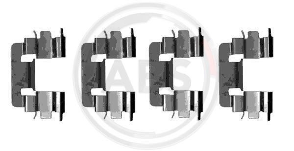 Set accesorii, placute frana punte fata (1229Q ABS) HONDA,TOYOTA