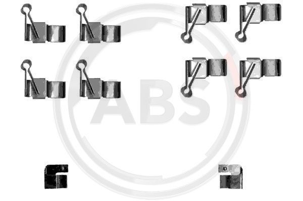 Set accesorii, placute frana punte fata (1238Q ABS) TOYOTA