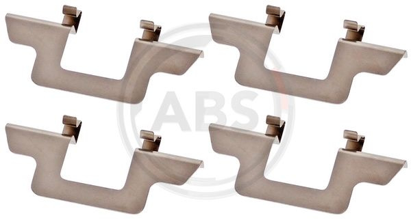 Set accesorii, placute frana punte fata (1242Q ABS) Citroen