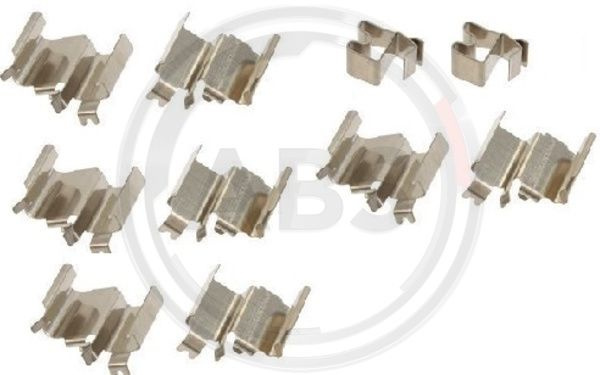 Set accesorii, placute frana punte fata (1244Q ABS) MAZDA,SUZUKI