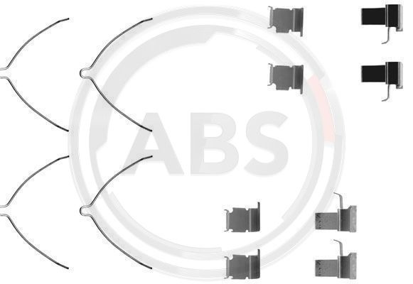 Set accesorii, placute frana punte fata (1261Q ABS) TOYOTA