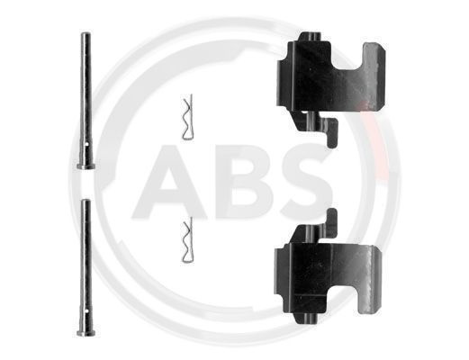 Set accesorii, placute frana punte fata (1273Q ABS) FIAT,FORD,LANCIA