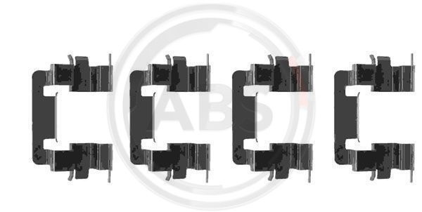 Set accesorii, placute frana punte fata (1278Q ABS) HONDA,NISSAN