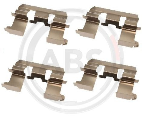 Set accesorii, placute frana punte fata (1281Q ABS) HONDA