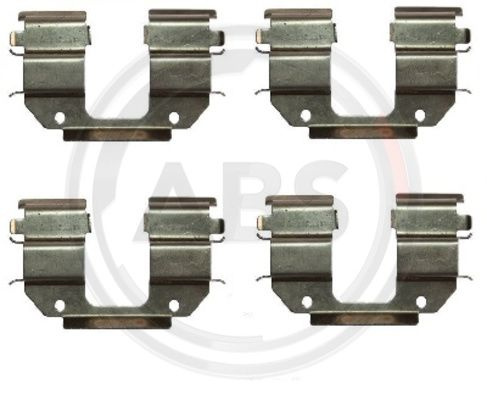 Set accesorii, placute frana punte fata (1285Q ABS) CHEVROLET,DAEWOO,FSO