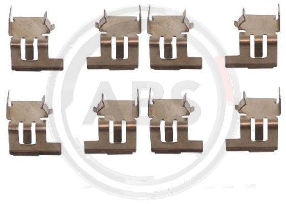 Set accesorii, placute frana punte fata (1286Q ABS) SUZUKI