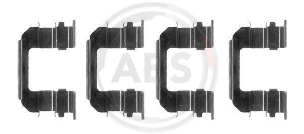 Set accesorii, placute frana punte fata (1287Q ABS) CHEVROLET,DAEWOO,DODGE