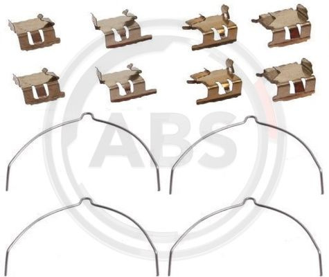 Set accesorii, placute frana punte fata (1289Q ABS) TOYOTA