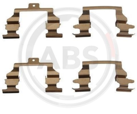 Set accesorii, placute frana punte fata (1291Q ABS) TOYOTA
