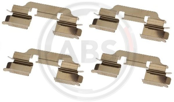 Set accesorii, placute frana punte fata (1601Q ABS) MERCEDES-BENZ